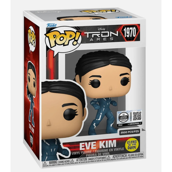ON HAND - FUNKO POP! EVE KIM (GLOW) (TRON: ARES) W/ POP PROTECTOR LIMITED 3500 - Picture 2 of 6